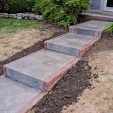 Walkway and steps
