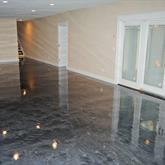 Metallic Reflector Floor
